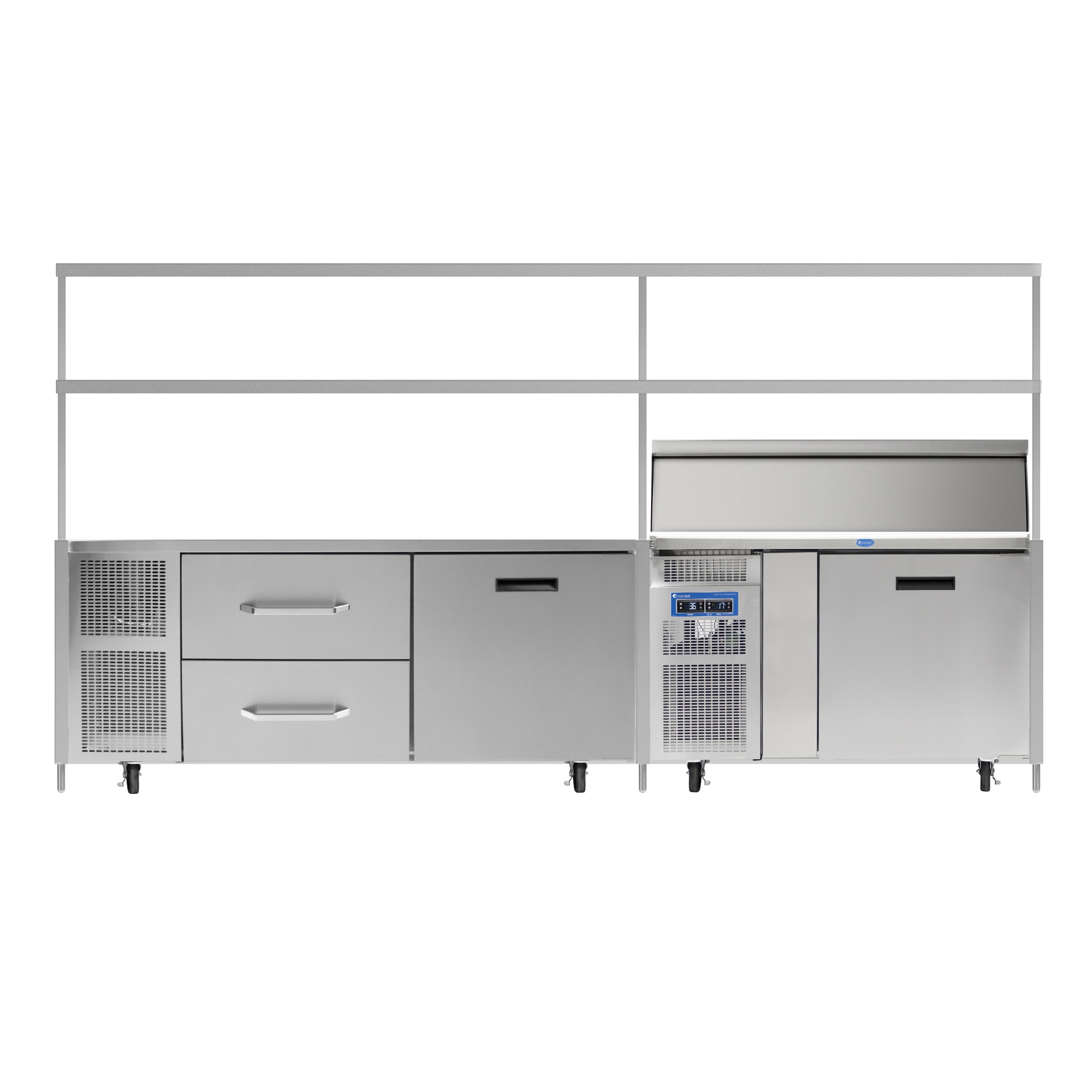 Modular Chef Service Counter Example with Production